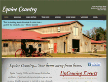 Tablet Screenshot of equinecountryusa.com